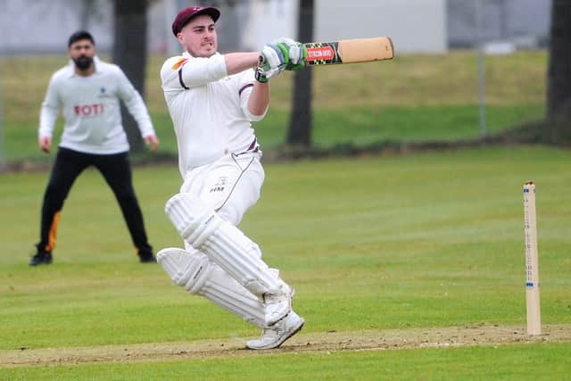 Opener Harry Murphy made nine not out for Selkirk versus Edinburgh's seconds (Pic: Grant Kinghorn)