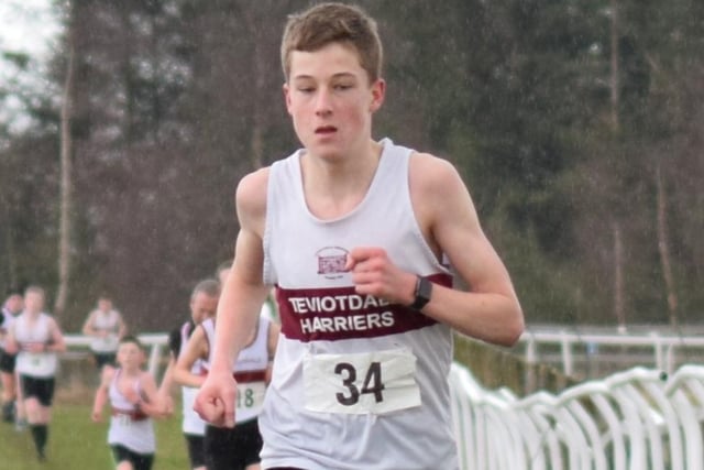 Charles McKay won Teviotdale Harriers' 2023 junior cup for boys under 15 and 17