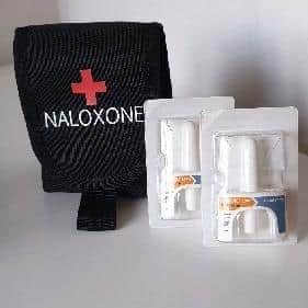 Naloxone pouch and sprays.