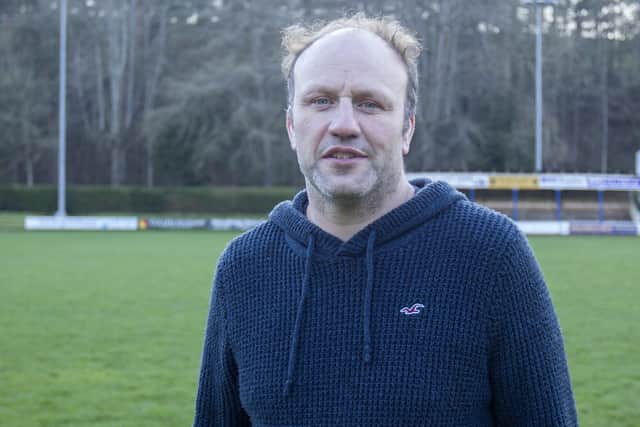 Newly-appointed Jed-Forest head coach Andrew Brown (Pic by Bill McBurnie)