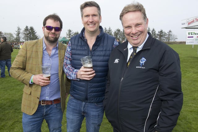 Alex Frost, Ian Douglas and Neil Armstrong at berwick 7s