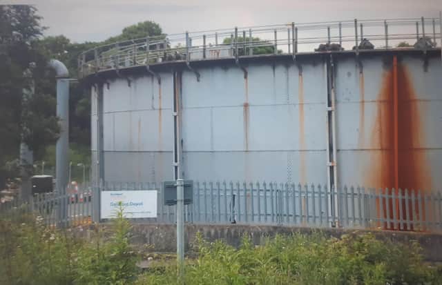 The gas holder at Winston Road, Galashiels could soon be gone from the landscape.