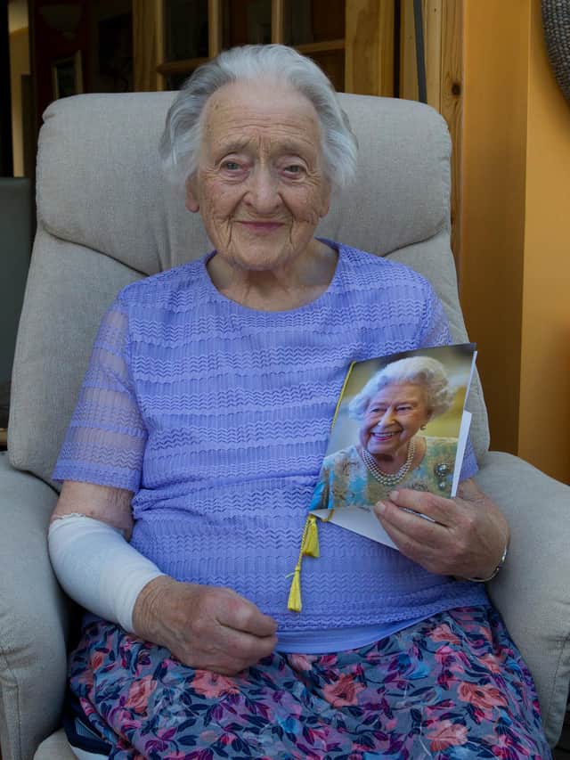 Nancy Kennedy, from Queens Court, Jedburgh, celebrated her 100th birthday on Tuesday, June 15. (Photo: BILL McBURNIE)