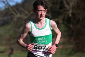 Gala Harriers under-15 Archie Dalgliesh was second in 15:27 in Sunday's junior Borders Cross-Country Series race at Duns