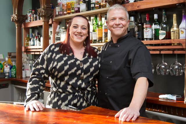 Kerry and Ally Stewart, owners of Stewart's Bistro in Jedburgh. Photo: Bill McBurnie.