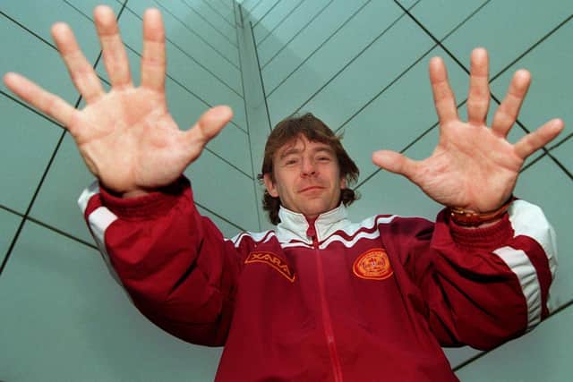 Andy Goram pictured after joining Motherwell in 1999 (Photo: Robert Perry)