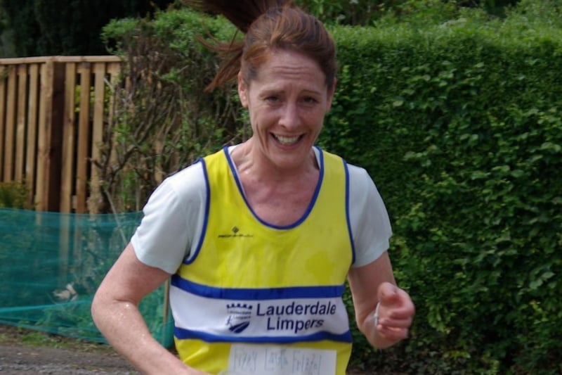 Lauderdale Limper Laura Frizzell clocked 1:16:11 at Sunday's St Boswells Wobbly Trail Race, getting back 28th