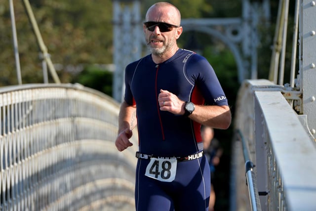 Peebles Triathlon Club's Allan Dunbar finished 28th in this month's Live Borders duathlon in the town in 1:20:50