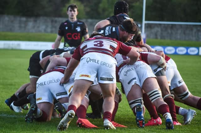 Southern Knights in action at Watsonians on Saturday (Pic: Ronnie McInnes)