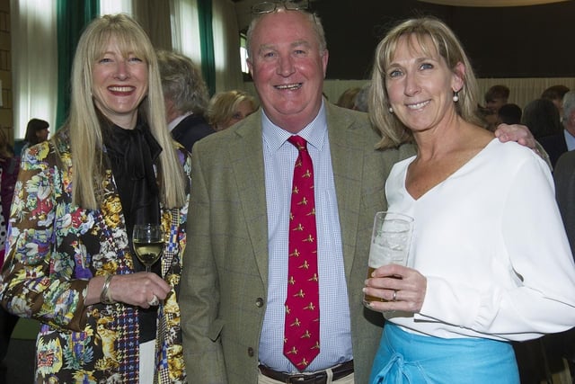 Diana Miers, Guy Anderson and Bronwyn Armstrong at Kelso Cricket Club's 200th anniversary dinner
