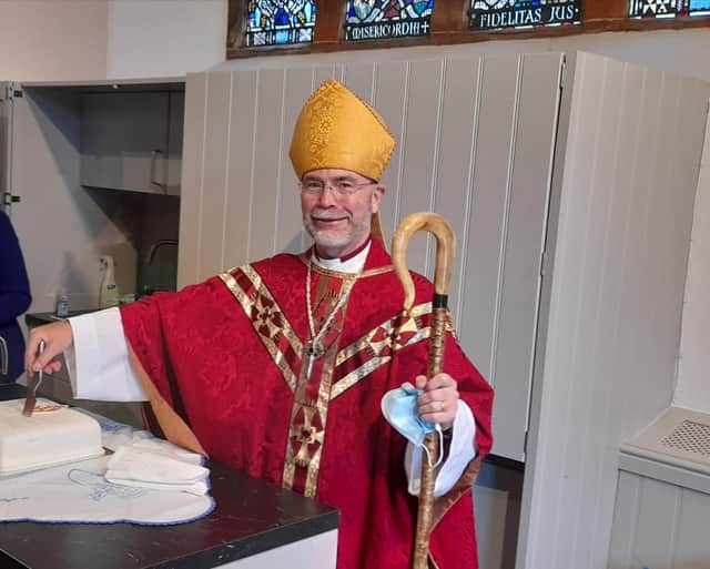 The Bishop of Edinburgh, the Rt Rev John Armes, rededicated St John's Church on Sunday.