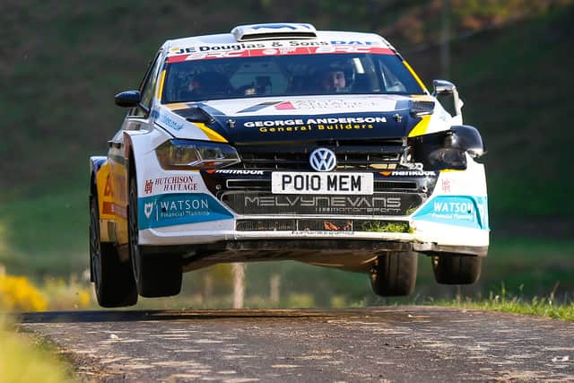 Duns driver Garry Pearson and co-driver Daniel Barritt are in action at Belgium's Ardeca Ypres Rally this weekend (Pic: JEP)