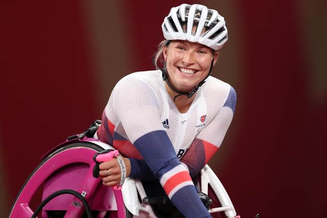 Samantha Kinghorn at the Tokyo 2020 Paralympic Games earlier this month (Pic: Alex Pantling/Getty Images)