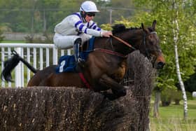 Jack Power on Walk On Quest at Kelso Racecourse in May this year (Photo: Alan Raeburn/Kelso Races)
