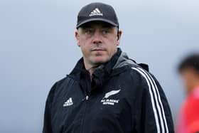New Zealand sevens head coach Clark Laidlaw overseeing a match between their under-20s and Australia's age-grade side this week in Wellington (Photo by Hagen Hopkins/Getty Images)