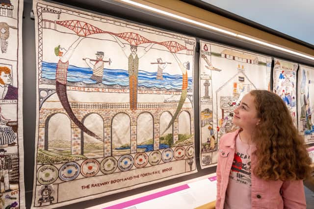 The Great Tapestry of Scotland is free to view on the afternoon of Friday, September 9. Photo: Phil Wilkinson.