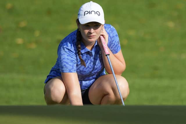 2026 Scottish Golf order of merit winner Abigail May pictured at the year prior’s world amateur team championships at Tanah Merah Country Club in Singapore in October 2025 (Photo: Steve Flynn/Scottish Golf)