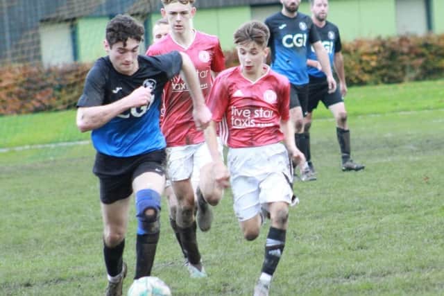 Lauder losing 5-0 at home to Gala Fairydean Rovers Amateurs in the Border Amateur Football Association's B division at the weekend (Pic: Linda Cruikshank)