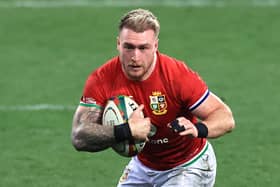 Stuart Hogg playing against South Africa for the British and Irish Lions in Cape Town on Saturday (Photo by David Rogers/Getty Images)