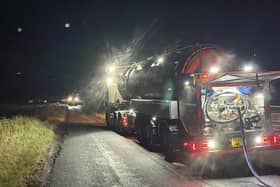 Scottish Water teams were working 24 hours a day to restore supplies to properties in Berwickshire. (Pic: Scottish Water)
