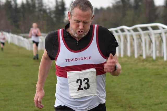 Club president Paul Lockie won this year's Teviotdale Harriers Trophy at their cup races earlier this month