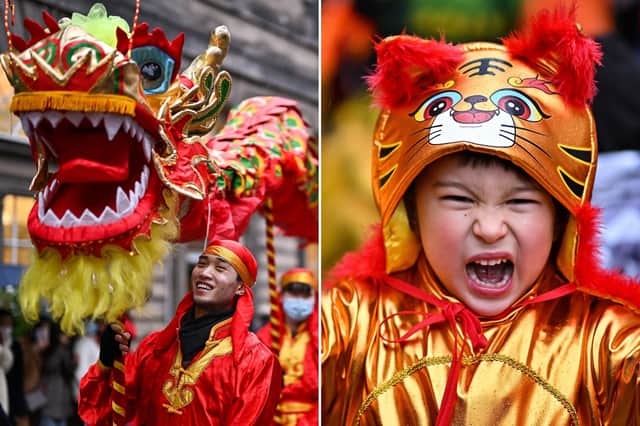 Chinese New Year 2022 celebrations in Edinburgh (Photos by Jeff J Mitchell for Getty Images)