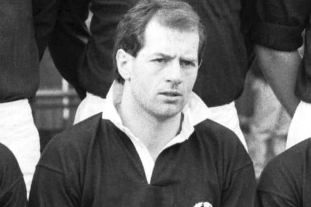 Scotland rugby captain Gary Callander in 1988