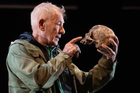 Ian McKellen as Hamlet at the Theatre Royal Windsor, in 2021