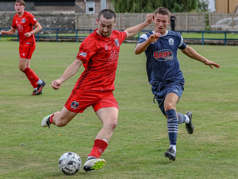 Hawick Royal Albert winning 3-2 away to Vale of Leithen on Saturday (Photo: Hilary Isaac)