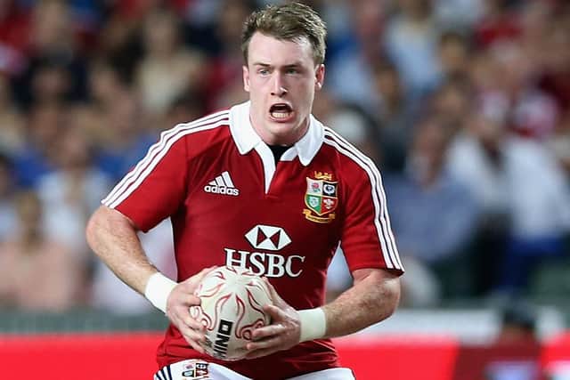 Stuart Hogg playing for the British and Irish Lions against the Barbarians at Hong Kong Stadium on June 1, 2013  (Photo by David Rogers/Getty Images)