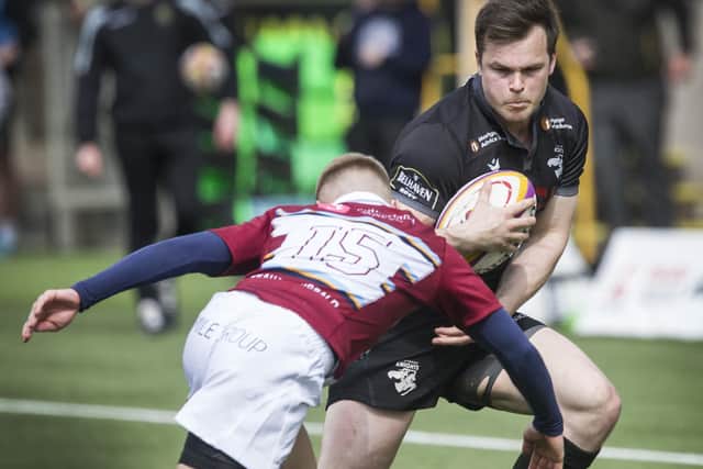 Southern Knights in possession against Watsonians (Photo: Bill McBurnie)