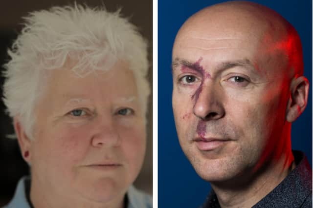 Val McDermid and Chris Brookmyre.