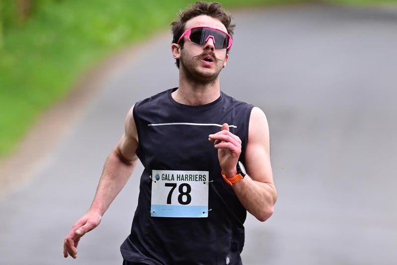 Andrew Hewat was runner-up at Gala Harriers' 10km Hollybush race on Friday in 41:17, adjusted to 58:17