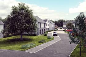 An artist's impression of the proposed development at Allanbank