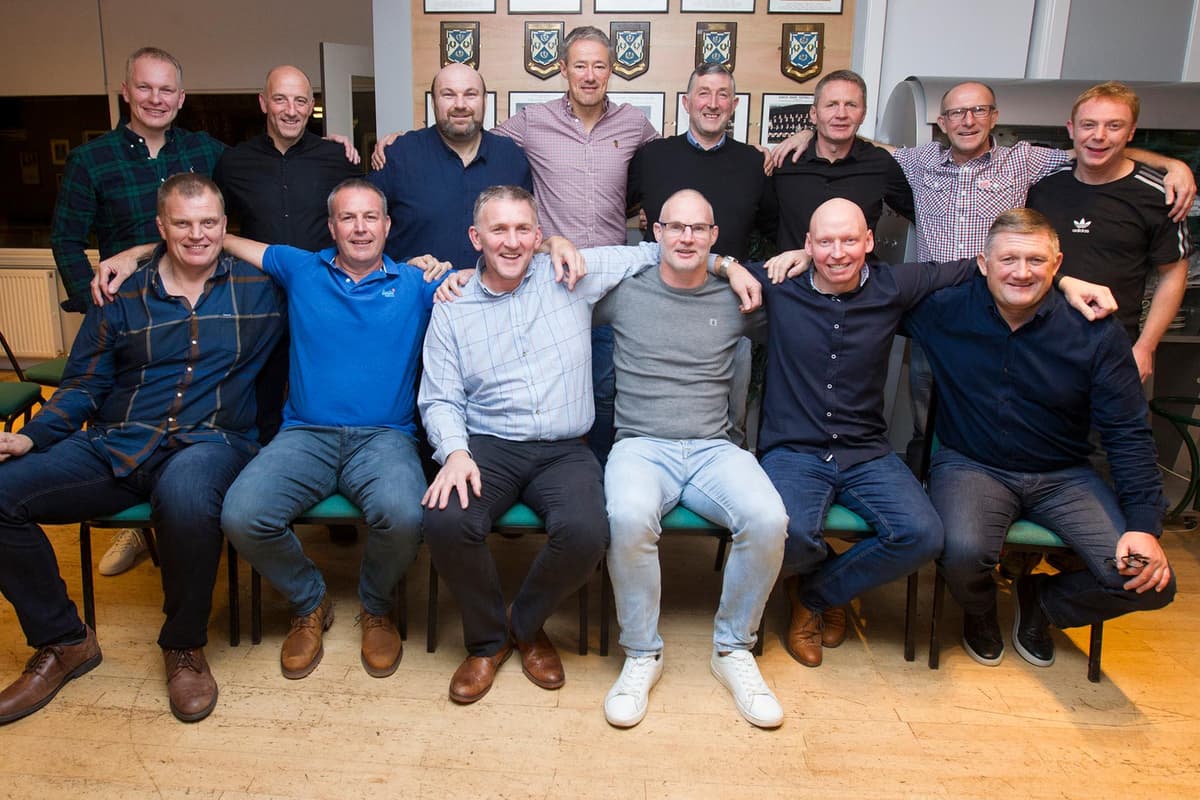 Hawick Rugby Coach In pictures: Hawick rugby players celebrate 25th anniversary of cup win