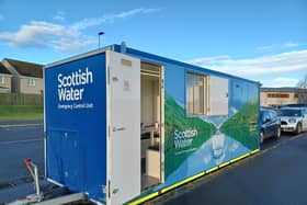 People will see mobile Scottish Water units in their areas over the next few days. (Pic: Scottish Water)