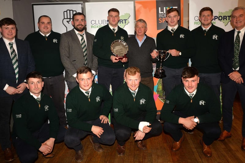 Hawick, winners of rugby's Scottish cup and Scottish Premiership last season, were named team of the year at ClubSport Roxburgh's 2023 award night in Kelso on Friday