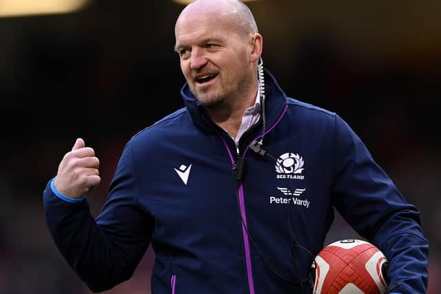 Scotland head coach Gregor Townsend at the Principality Stadium in Cardiff earlier this month (Photo by Stu Forster/Getty Images)