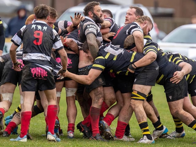 Kelso beating Melrose 39-22 at home at Poynder Park on Saturday (Photo: Andy McLean)