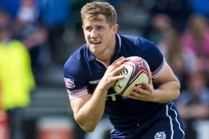 Mark Robertson in action for Scotland's sevens team versus Portugal in Glasgow in May 2015 (Photo: SNS Group/SRU/Alan Harvey)