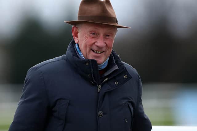 Cumbrian racehorse trainer Nicky Richards pictured at Doncaster in January 2021 (Pic: Tim Goode/pool/Getty Images)