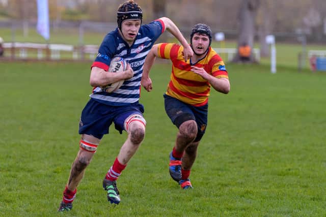 Peebles Colts in action against West of Scotland at the weekend (Pic: Stephen Mathison)