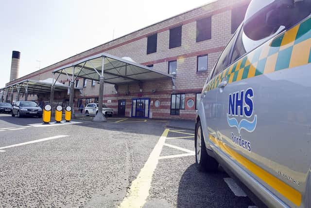 The Borders General Hospital at Melrose. Photo: Bill McBurnie.