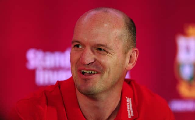 Gregor Townsend acting as an ambassador for the British and Irish Lions' 2017 tour of South Africa at a media briefing in London in 2016 (Photo by Dan Mullan/Getty Images)