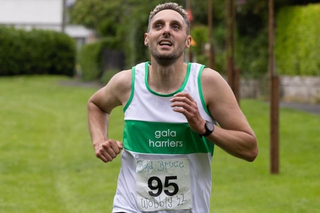 Gala Harrier Bruce Ronaldson was fourth back to St Boswells in 1:00:45