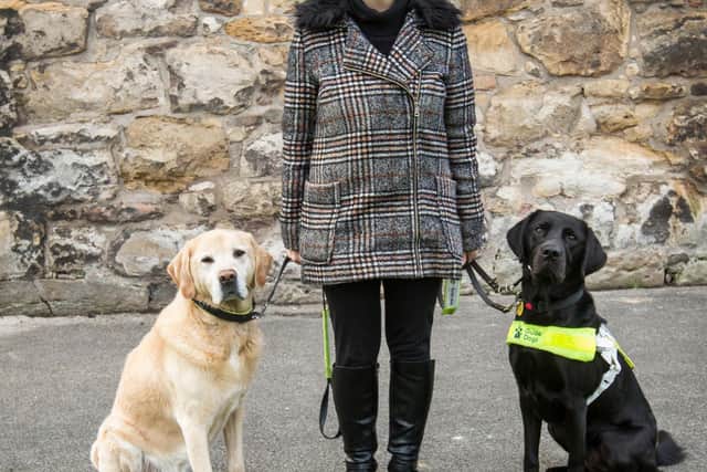 Shona Ramsay with Oscar and Dougal. (Photo: BILL McBurnie)