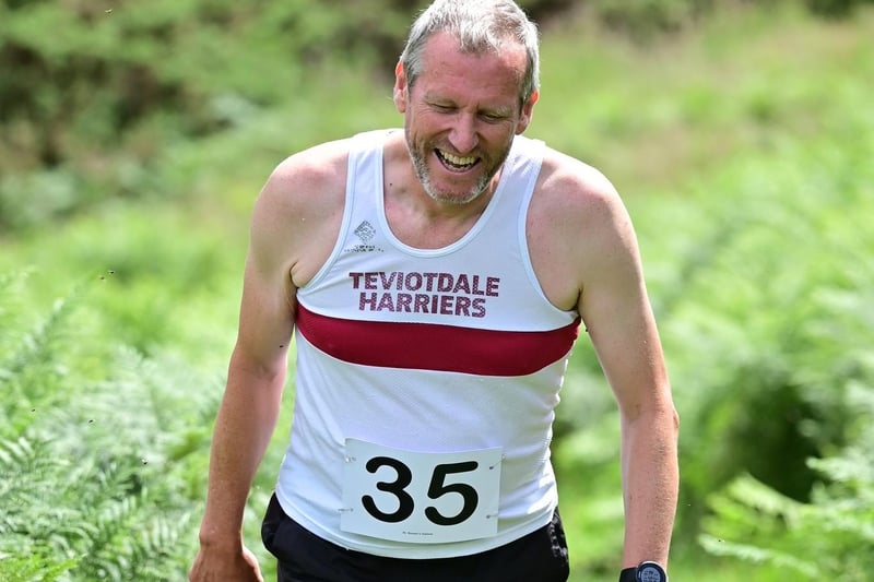 Teviotdale Harriers' Paul Lockie finished 2023's Lee Pen hill race 34th in 46:03