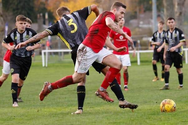 Peebles Rovers on the attack against Ormiston Primrose at the weekend (Pic: Pete Birrell)