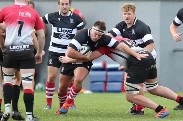 Kelso beating Glasgow Hawks 29-14 at home at Poynder Park in September (Photo: Brian Sutherland)