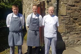 Scott Kinnear, Gareth Stanton and Steve Harper at The Old Bakehouse in West Linton.